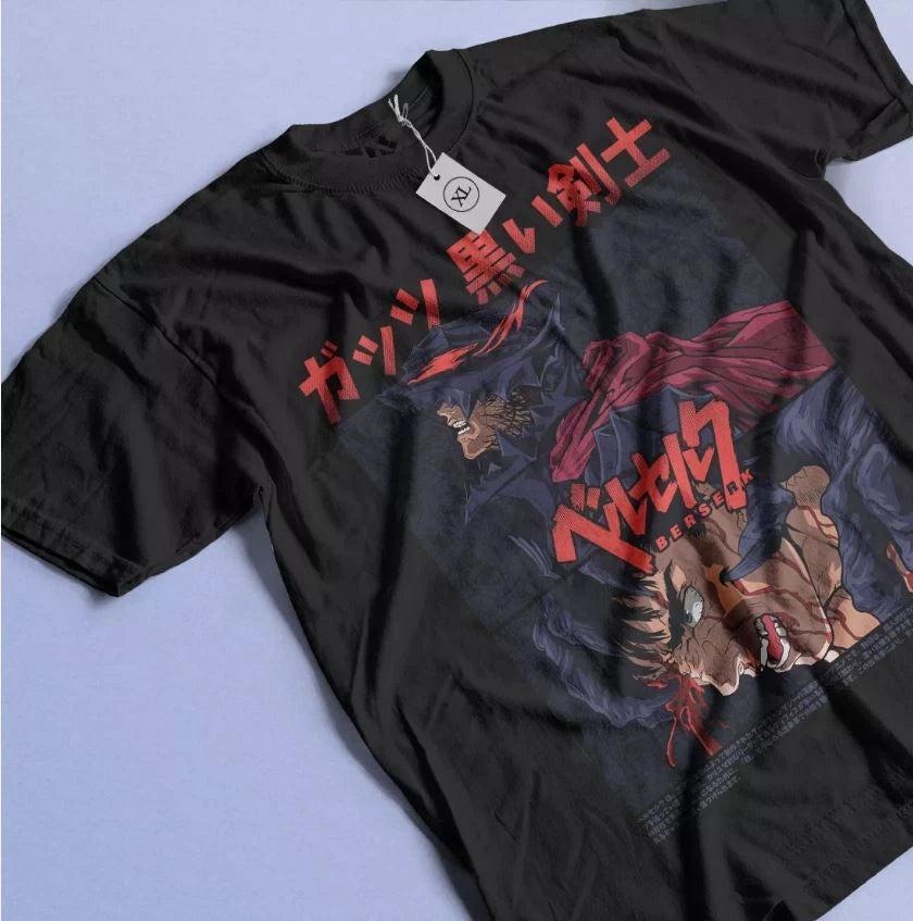 Berserk T-Shirt, Japanese Anime Shirt, Anime Manga Shirt, Trendy Shirt Anime Tee