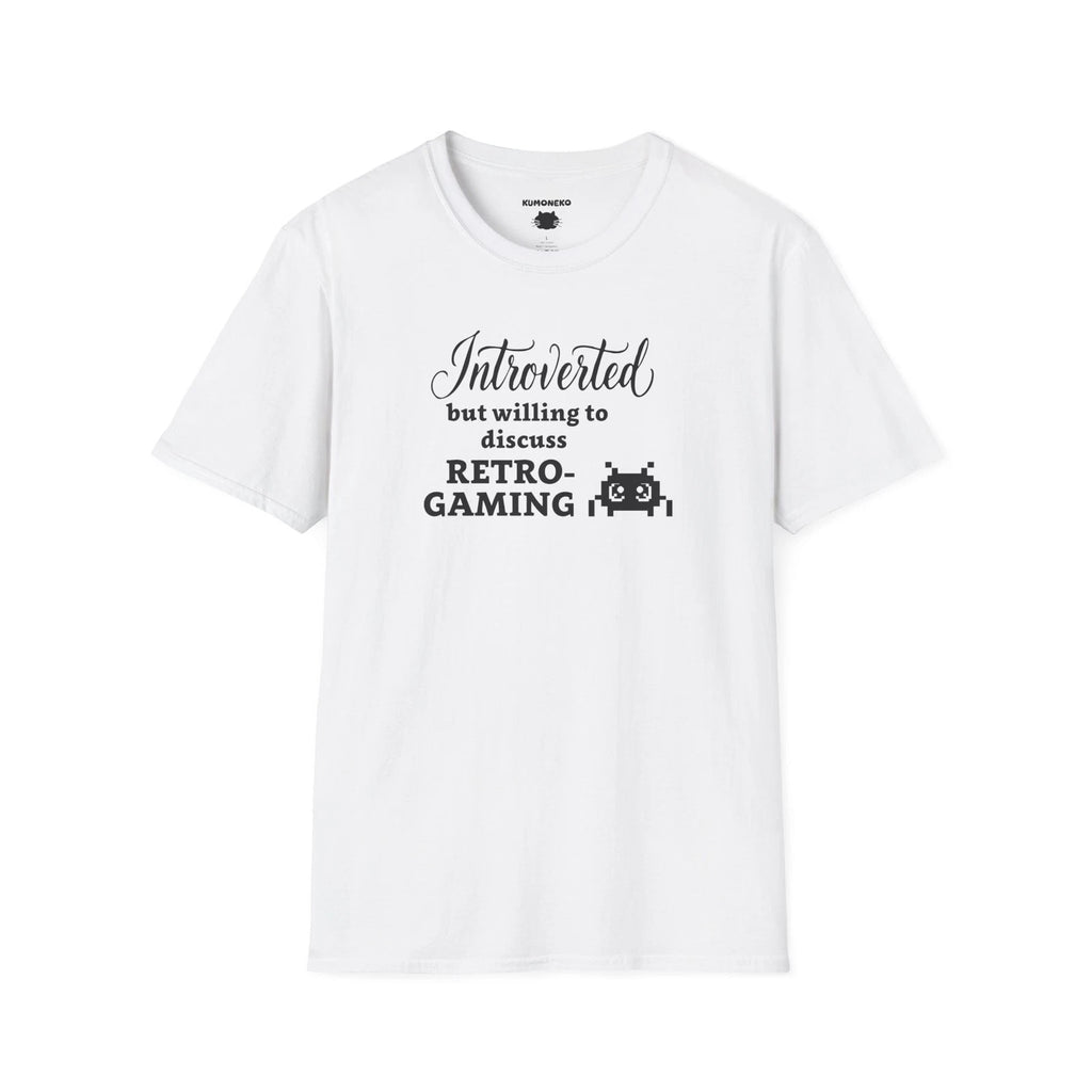Introverted but willing to discuss retrogaming, funny gaming t-shirt