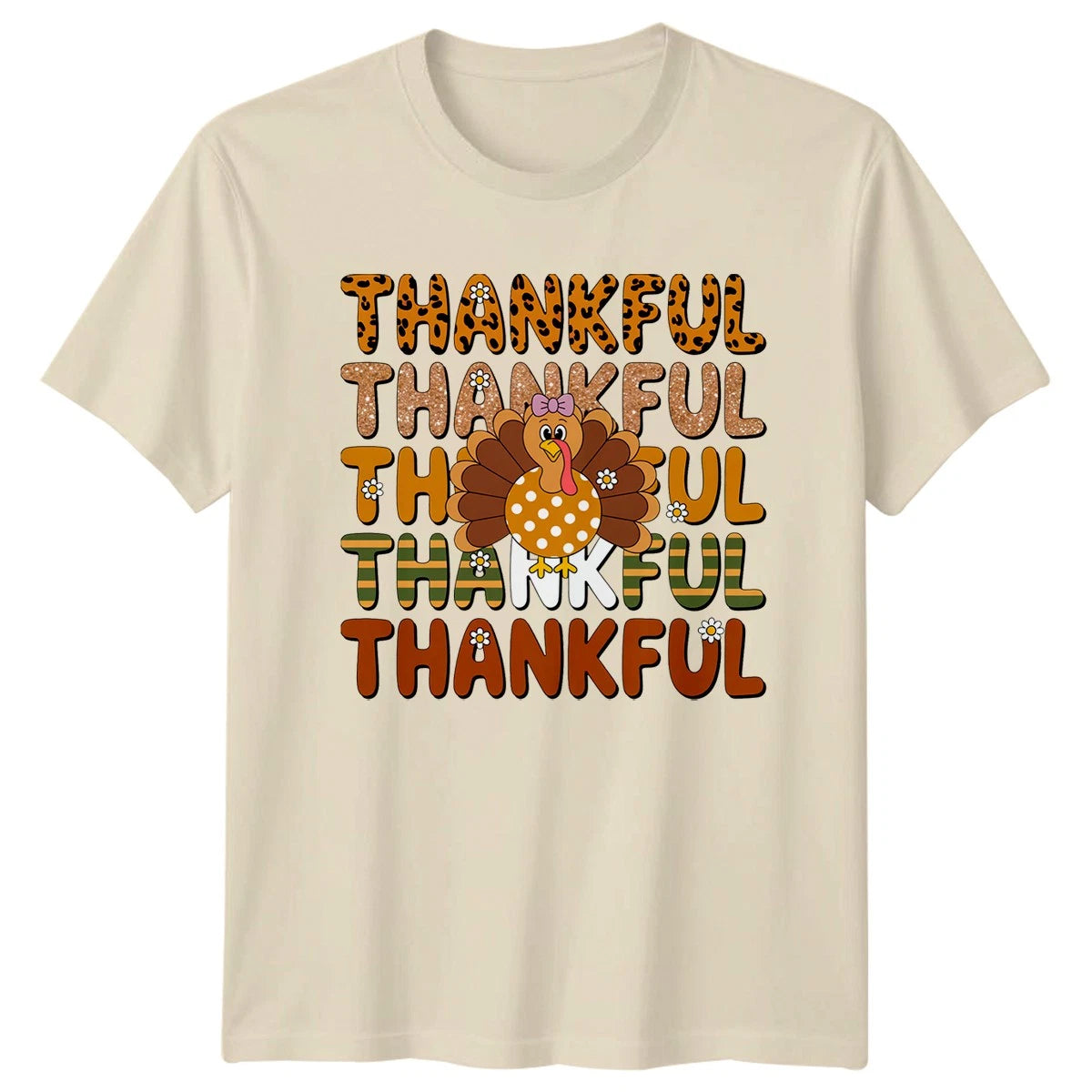 Thankful Thankful Thankful Thankful Thankful T-Shirt Thanksgiving