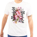 Cool Y2K Urban Streetwear Periodt Flowers Womens or Mens Crewneck T Shirt Tee