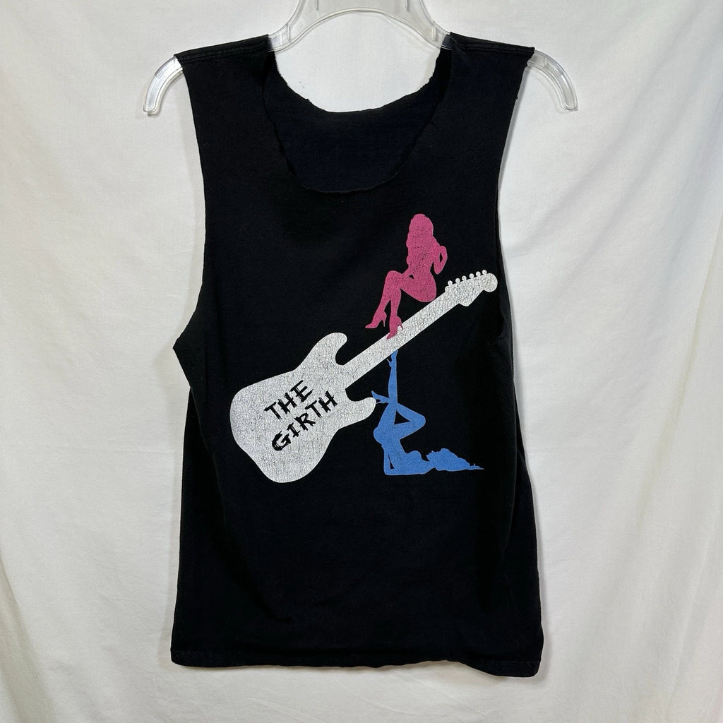 The Girth 2020 Tour Cut Off T-Shirt Tank Small Double Sided Nude Girl Silhouette