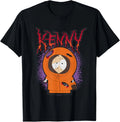 South Park Series Kenny Beat Up Grunge Name Splatter Cartoon T-Shirt