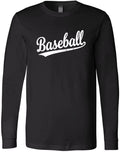 Minimalist Baseball Typography Design | Sports Fan Gift | Game Day Style T-Shirt