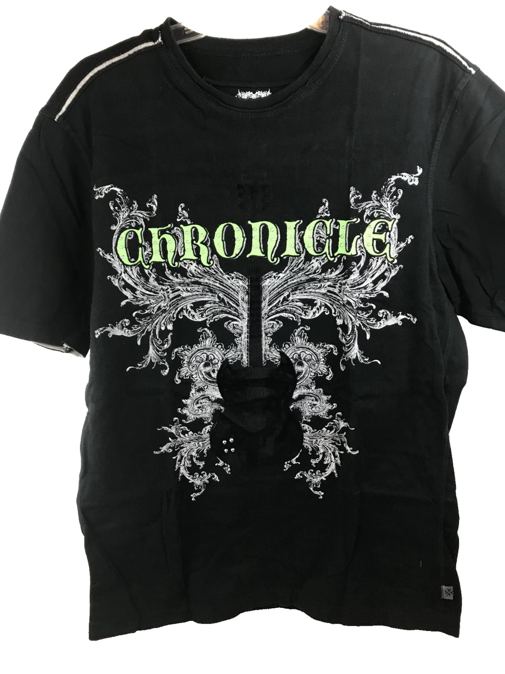 Modern Culture Men's T-Shirt Graphic Print S Sleeve Size X Large Chronicle Black