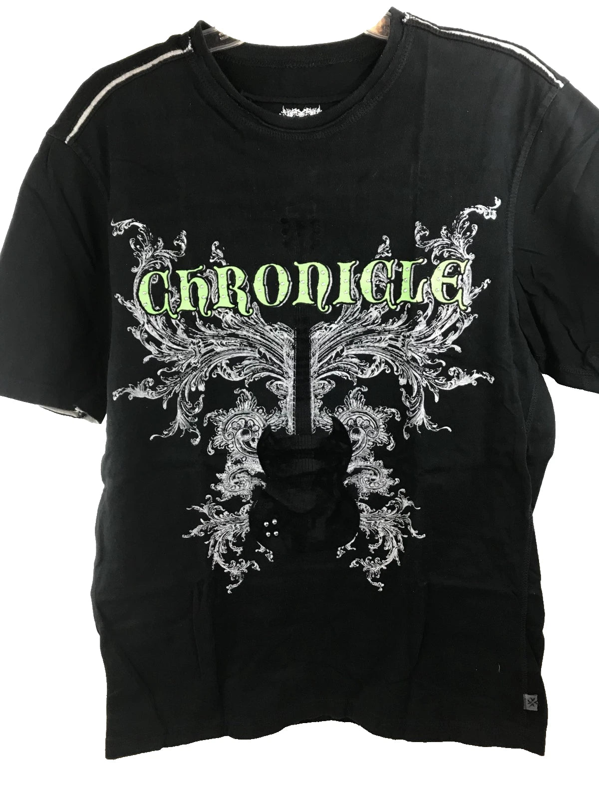 Modern Culture Men's T-Shirt Graphic Print S Sleeve Size X Large Chronicle Black