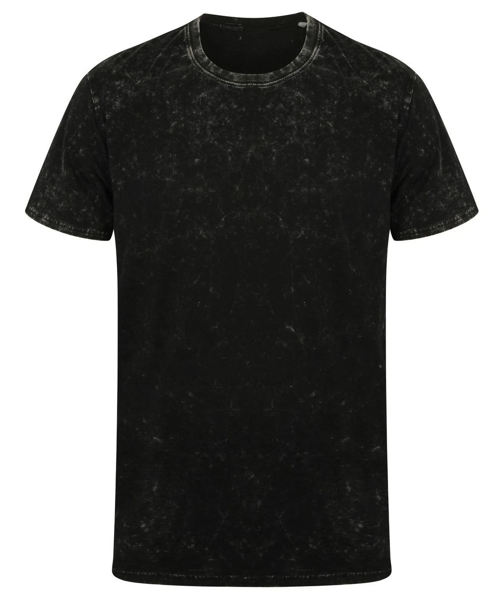 SF Unisex washed band T - Stretch rib neck, taped shoulders