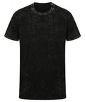 SF Unisex washed band T - Stretch rib neck, taped shoulders