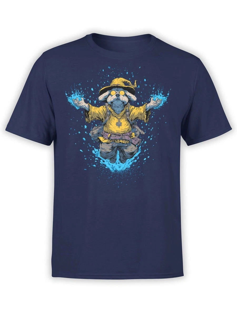 FANTUCCI Wizard Pup T-Shirt | Fantasy Dog Tee with Magical Powers | Unisex