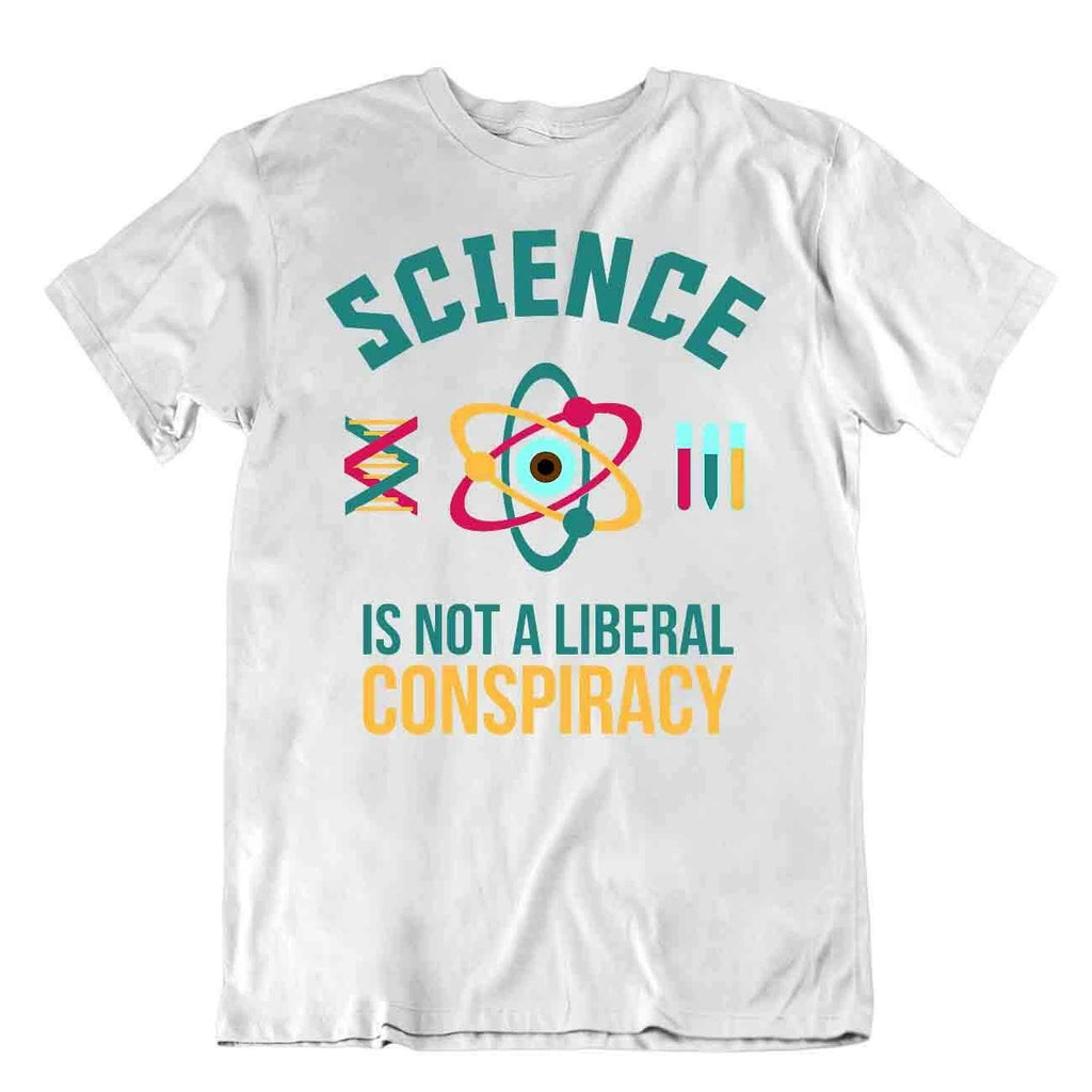 Liberal Conspiracy T-Shirt Novelty Joke Science Tee Stylish Funny Shirt