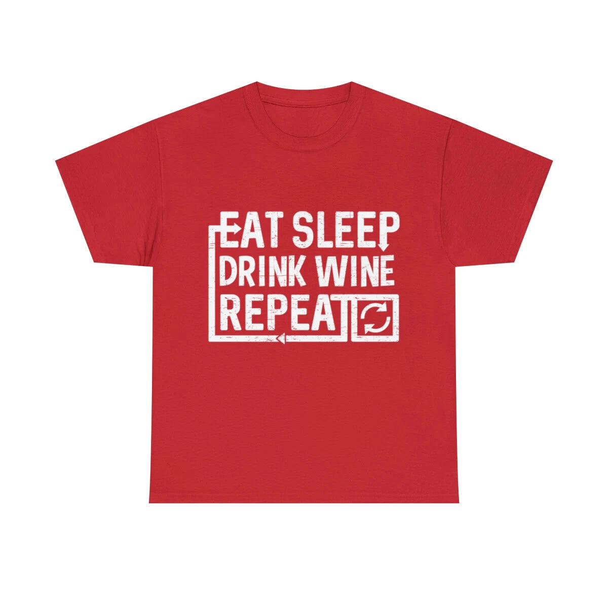 Eat Sleep Drink Wine Graphic Tee Shirt, S-5XL