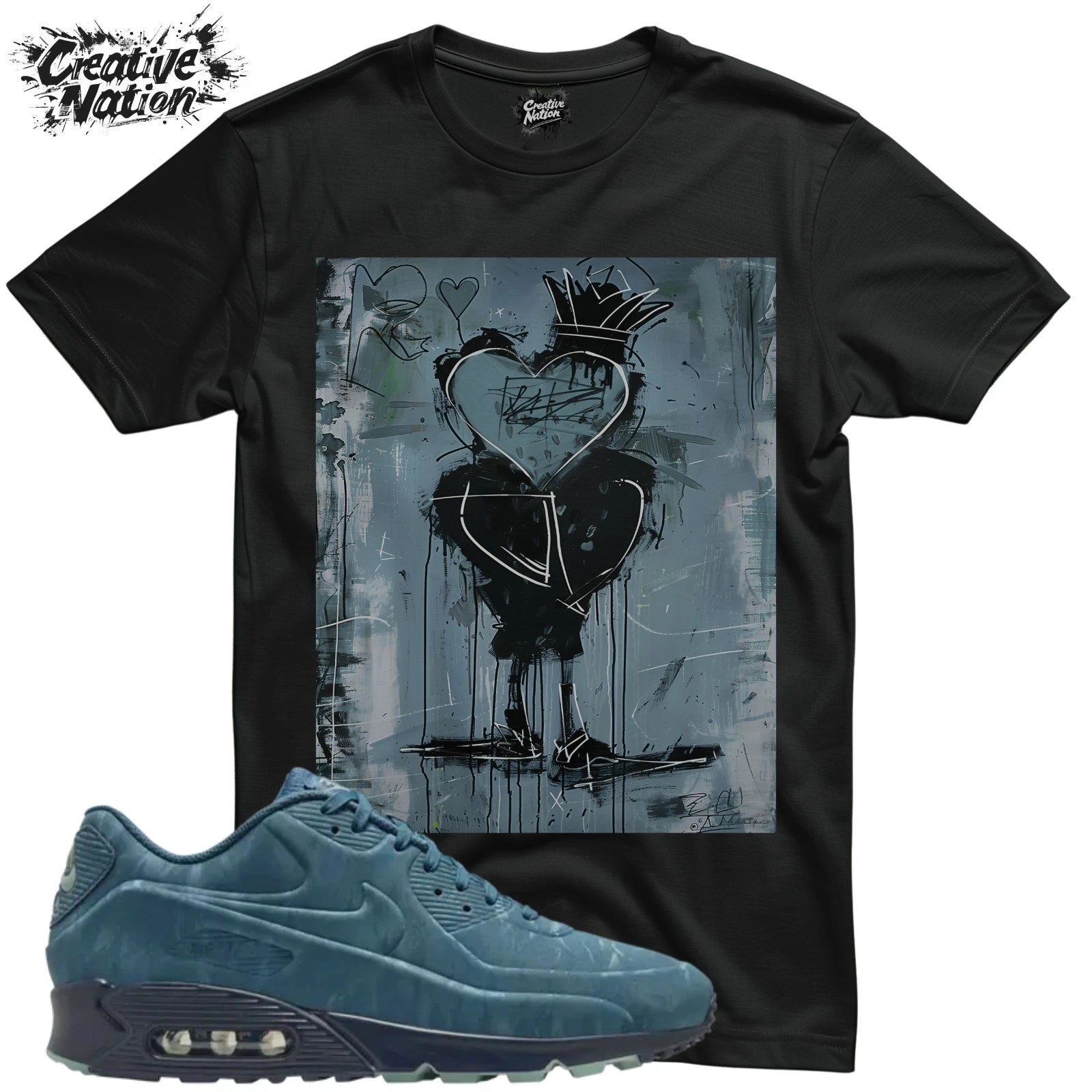 Shirt To Match Air Max 90 Thunderstorm Unisex Tee Sneaker Shirt Heart Shirt