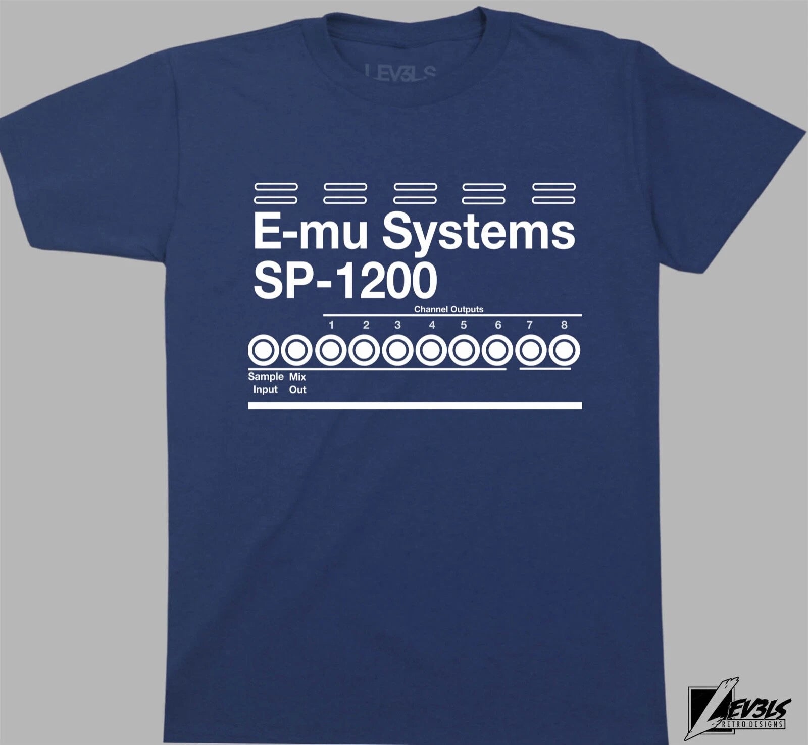 EMU SP-1200  T SHIRT 90'S DJ  TURNTABLE BOOM BAP MUSIC TECHNICS SP-1200 SAMPLER