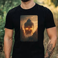 Mens Buddha Light Up Eyes Print Cotton T-Shirt Size XS to 5XL