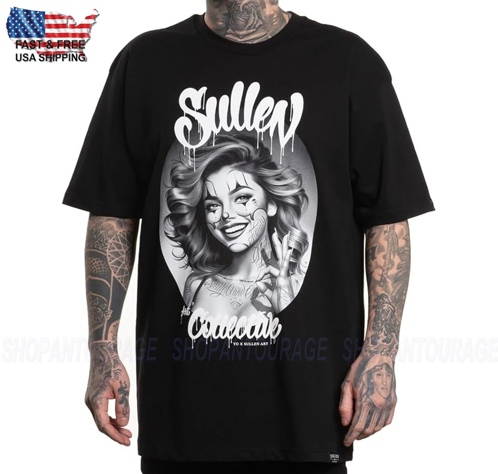 Sullen Art Collective Yo Tattoo Standard Fit SCM7158 Short Sleeve Men`s T-shirt