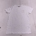 James Ross Collection Shirt Mens Medium White Minimalist Face Graphic Cotton Tee