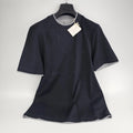 BRUNELLO CUCINELLI Black Double Hem Cotton T-shirt New & Authentic