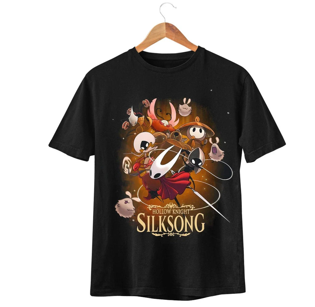 Hollow Knight Silksong Shirt – Hornet Indie Game Graphic Tee Gothic Gaming