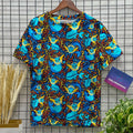 Vaporeon Kawaii Funny Tshirt Vaporeon Ocean Design Tshirt for Men Women Anime Ja