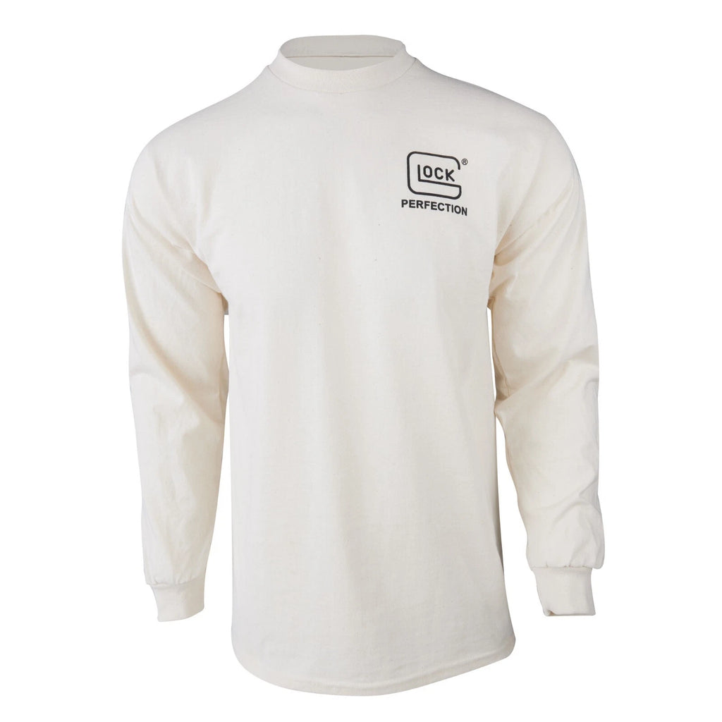 GLOCK Born In Austria Pre-Shrunk Cotton Long Sleeve- Tan