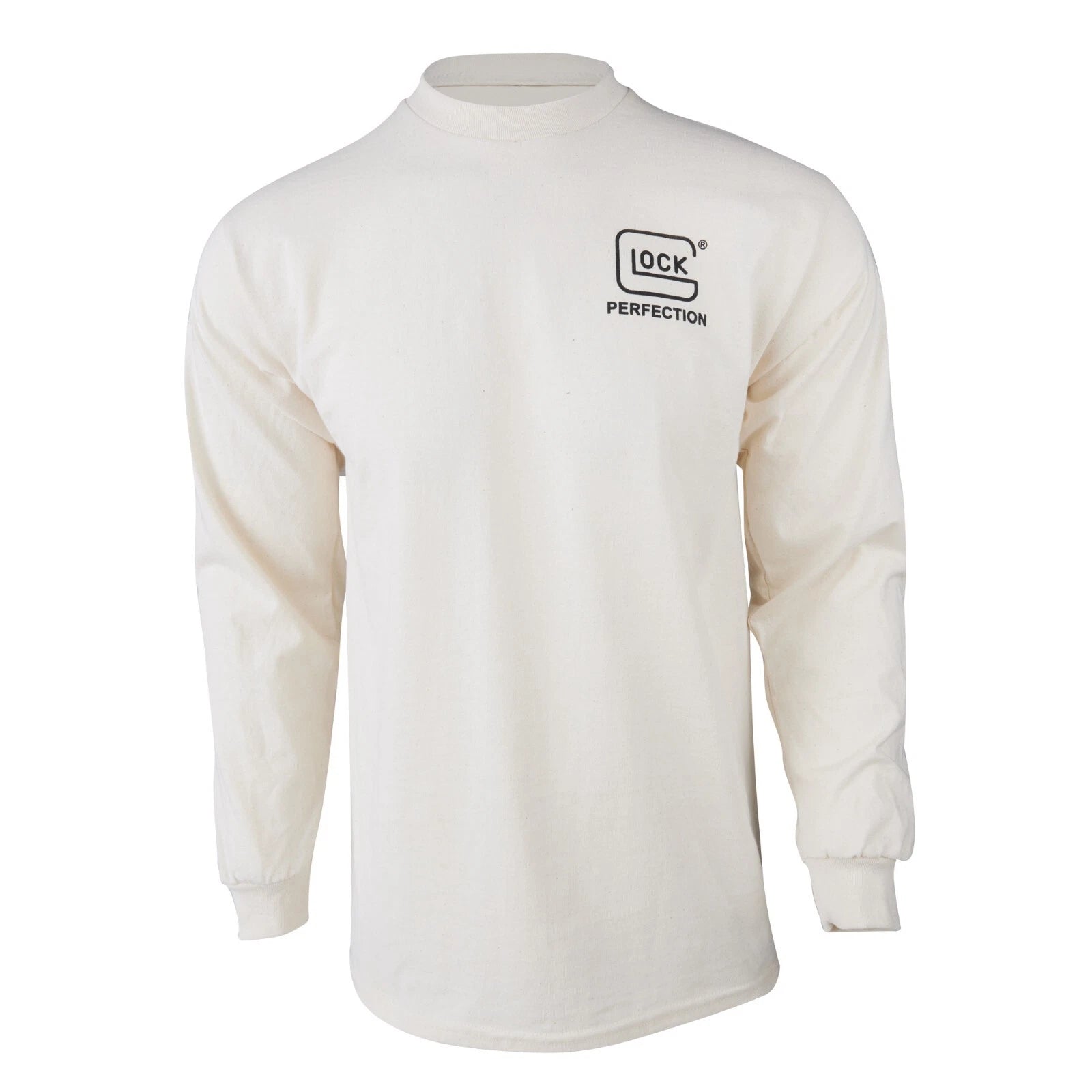 GLOCK Born In Austria Pre-Shrunk Cotton Long Sleeve- Tan