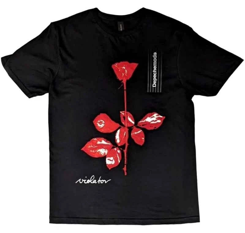 New Authentic Depeche Mode Violator Retro Lightweight Band Black Shirt (SML-2XL)