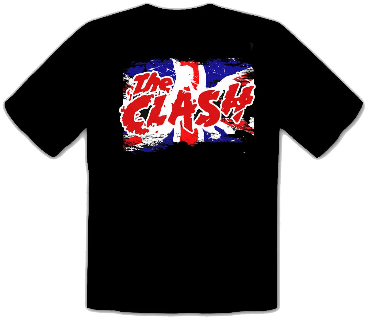 The Clash Punk Rules Rock Music BLACK T-Shirt -088