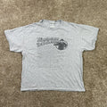 Vintage 00s Funny t-shirt things not to say to a police gray tee size Large