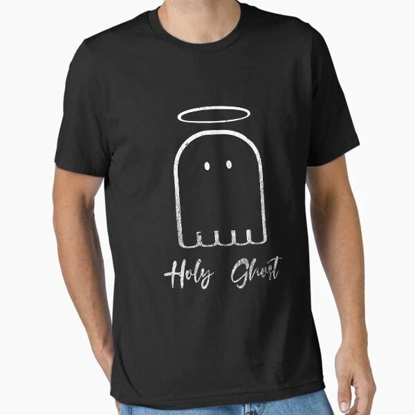 Holy Ghost � Minimalist Christian Halloween Design  Made Australia T-Shirt S-2XL