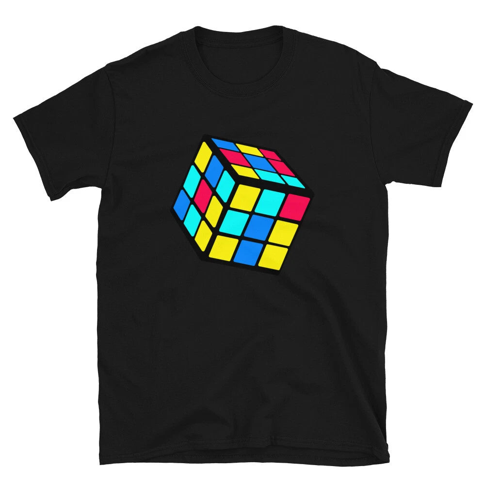 90s 80 Trendy Nostalgia Cube Classic Graphic T-Shirt