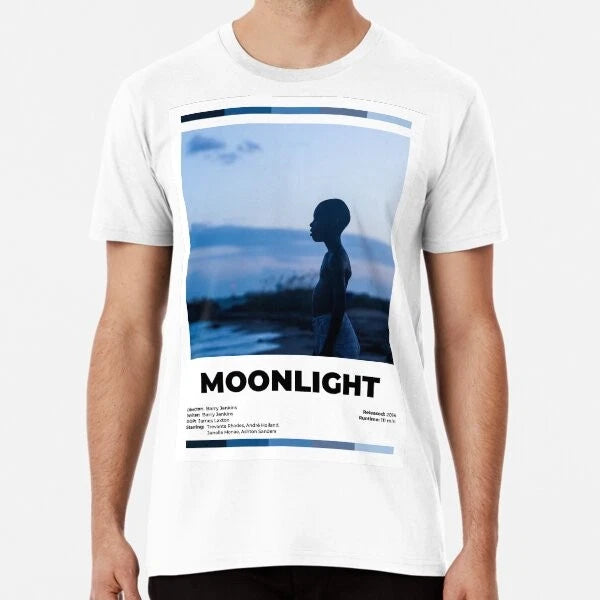 Moonlight alternative minimalist mo Made in Australia Mens Tshirt S to 2XL