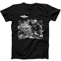 Cowboy UFO Western Weird Best Seller Funny Gift Black Tee T Shirt 334