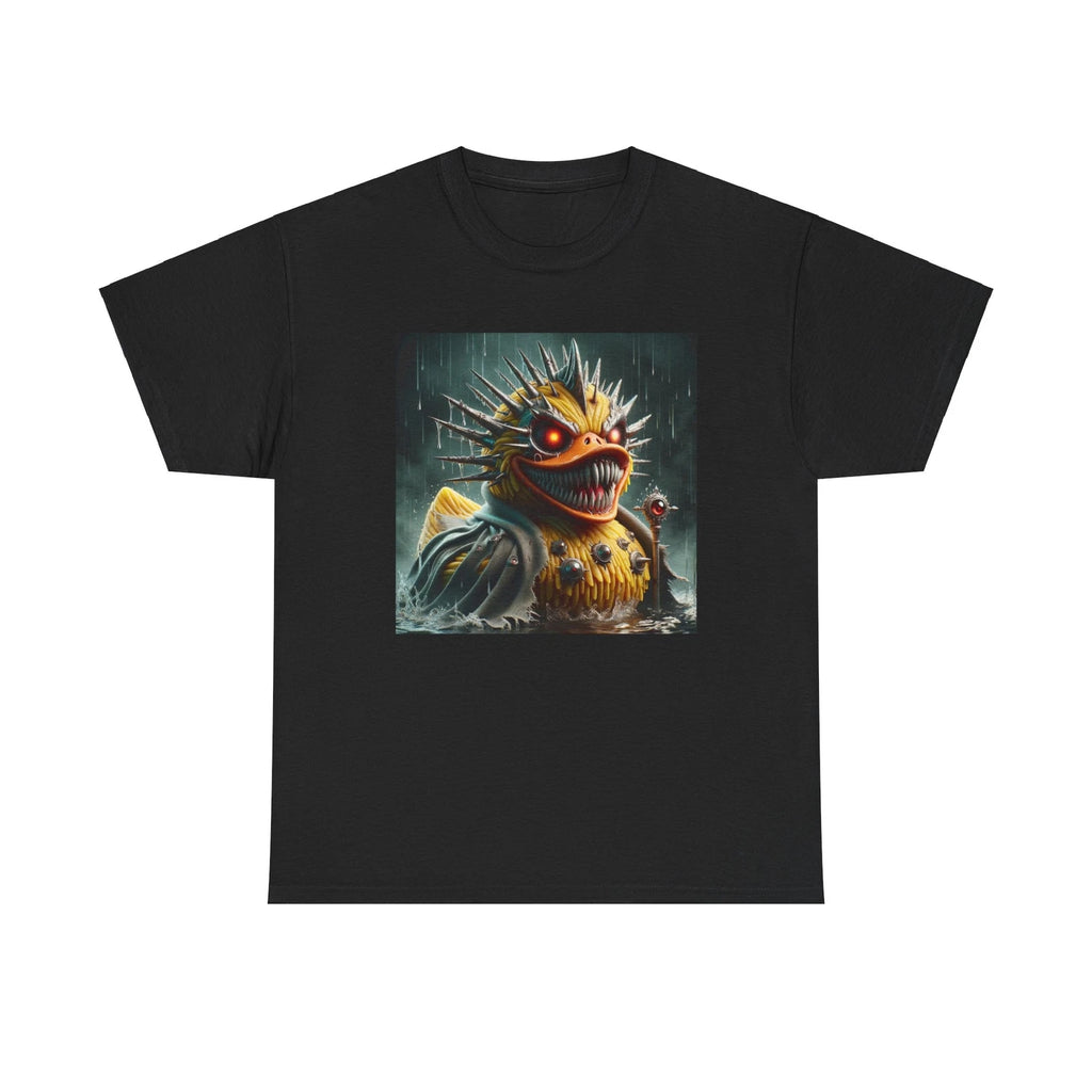 Unisex Adult T Shirt Villainous Rubber Duck Artwork Creative Cute Horror Graphic