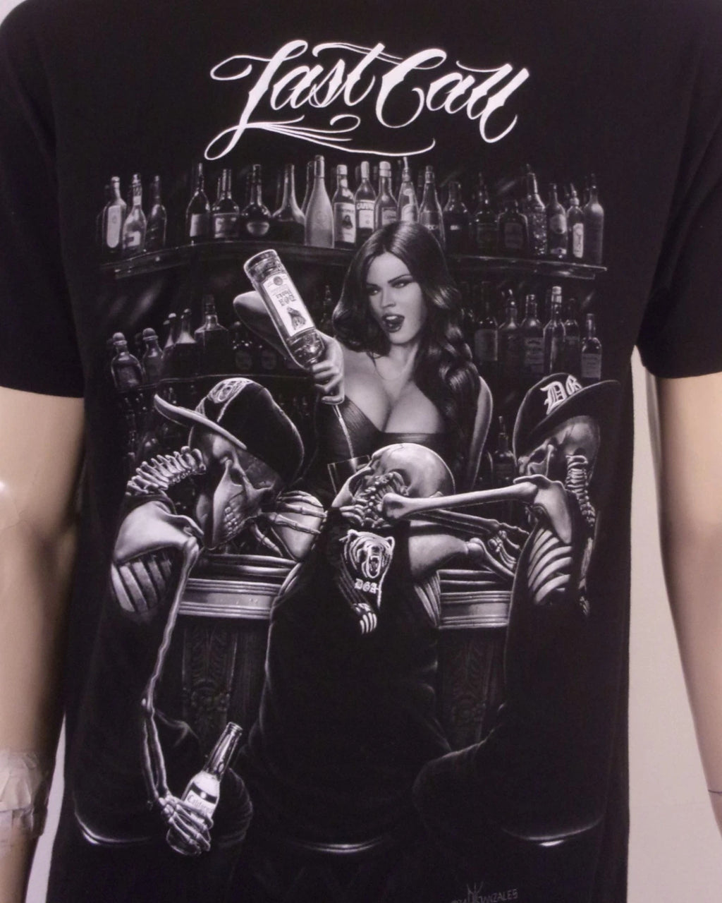 vintage RARE DGA Cholo Homies Style T-Shirt David Gonzales Art 2014 SZ L