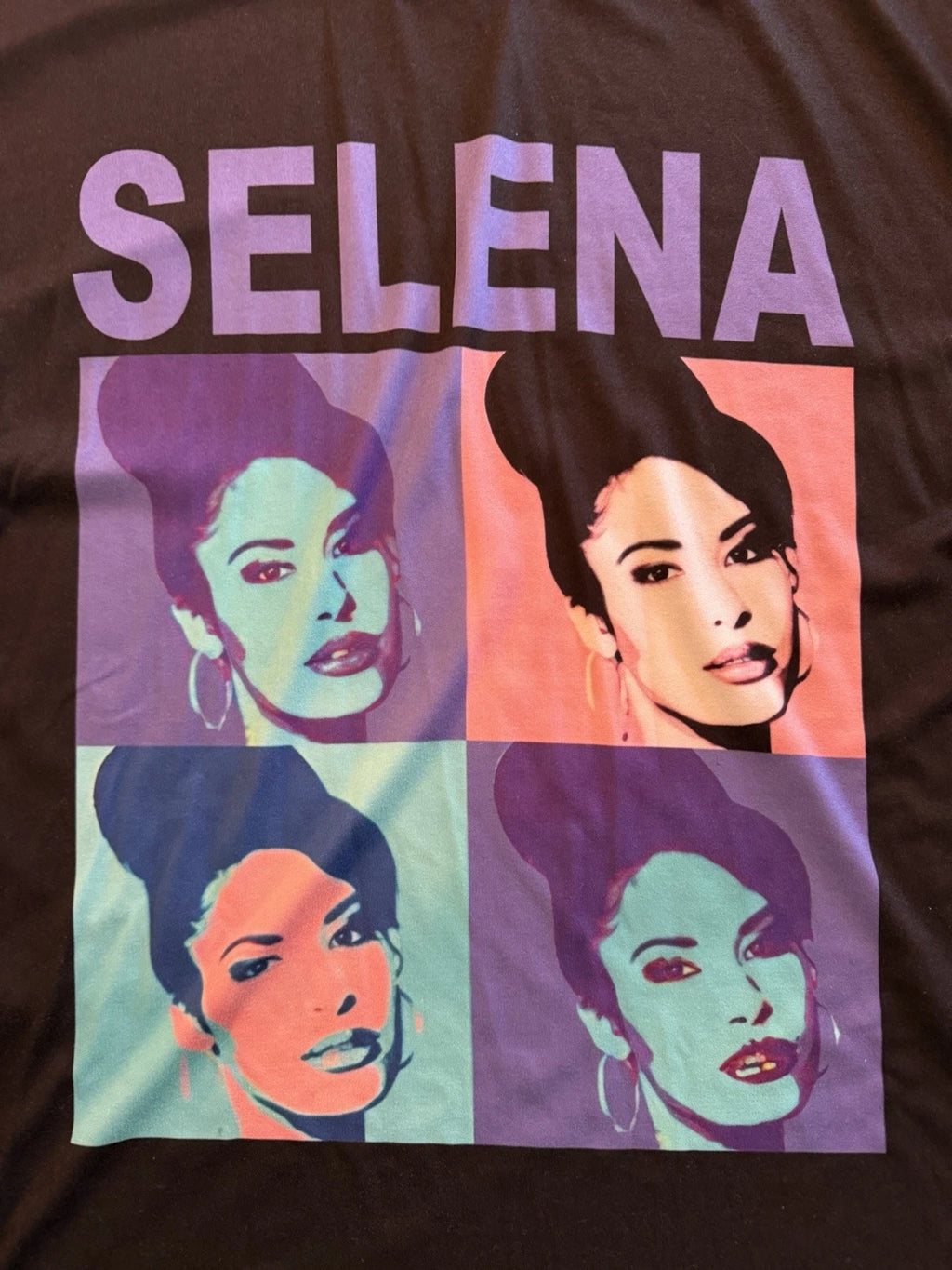 NEW Selena T-Shirt Andy Warhol Pop Art Design, 2XL