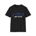 C8 ZR1 Shirt | Rapid Blue Line Art Tee for Chevy Fans & Supercar Lovers
