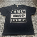 Fruit Of The Loom Jesus Christ Through Creativity Tshirt XL Shirt (36)