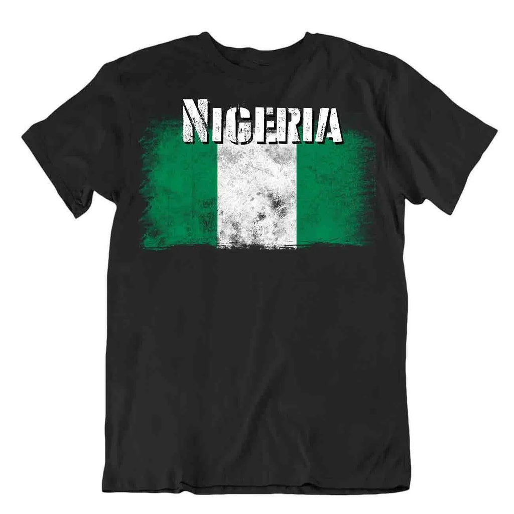Nigeria flag Tshirt T-shirt Tee top city map PRIDE SOUVENIR basic tricot
