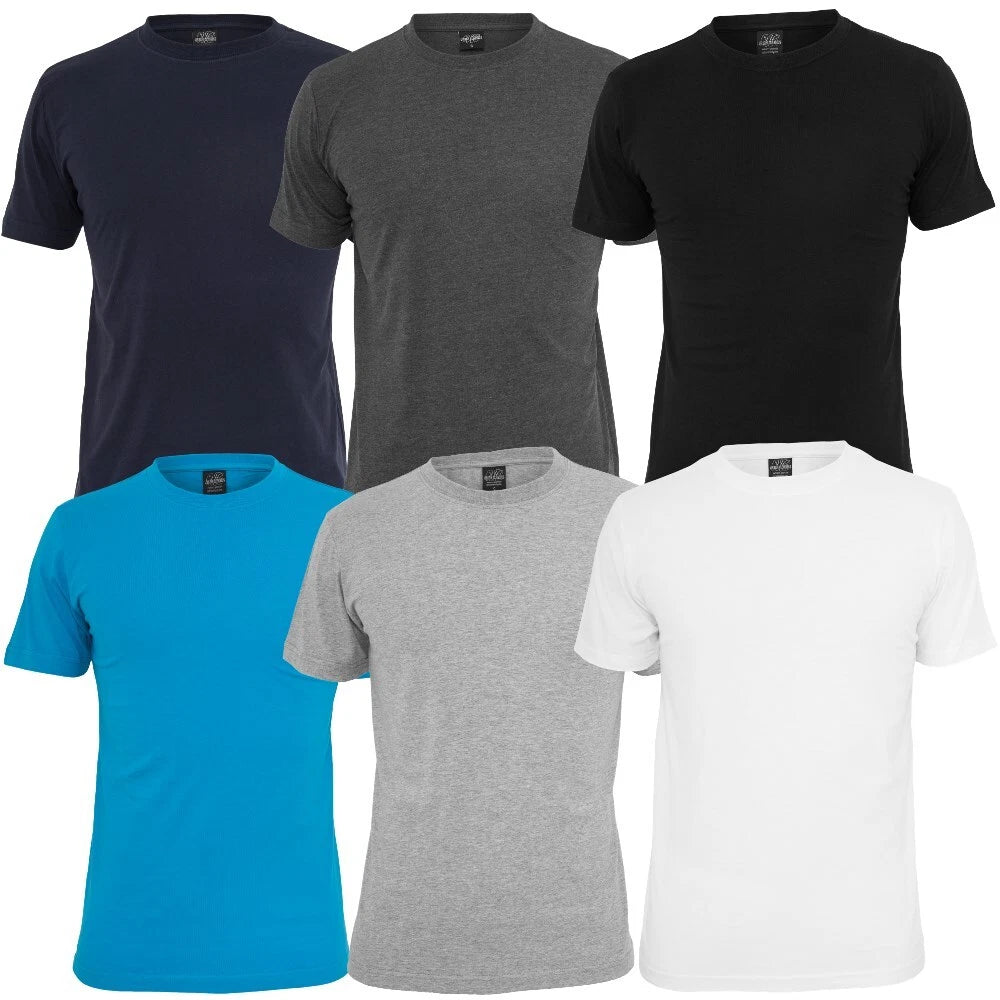 Urban Classics Basic Tee Blank T-Shirt High Quality Mens Top Regular Fit