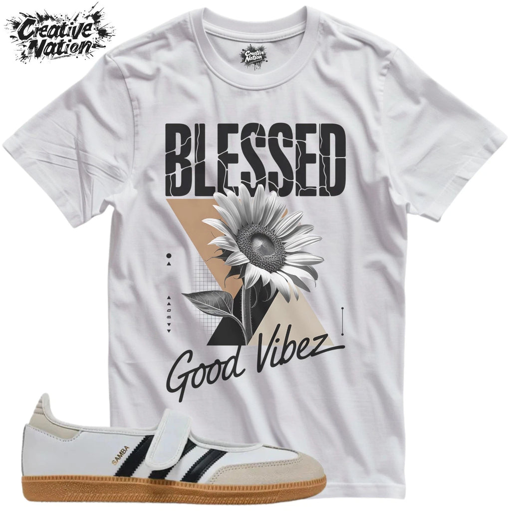 Shirt To Match Samba Jane White Black Gum Unisex Tee Sneaker Shirt Blessed Shirt