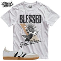 Shirt To Match Samba Jane White Black Gum Unisex Tee Sneaker Shirt Blessed Shirt