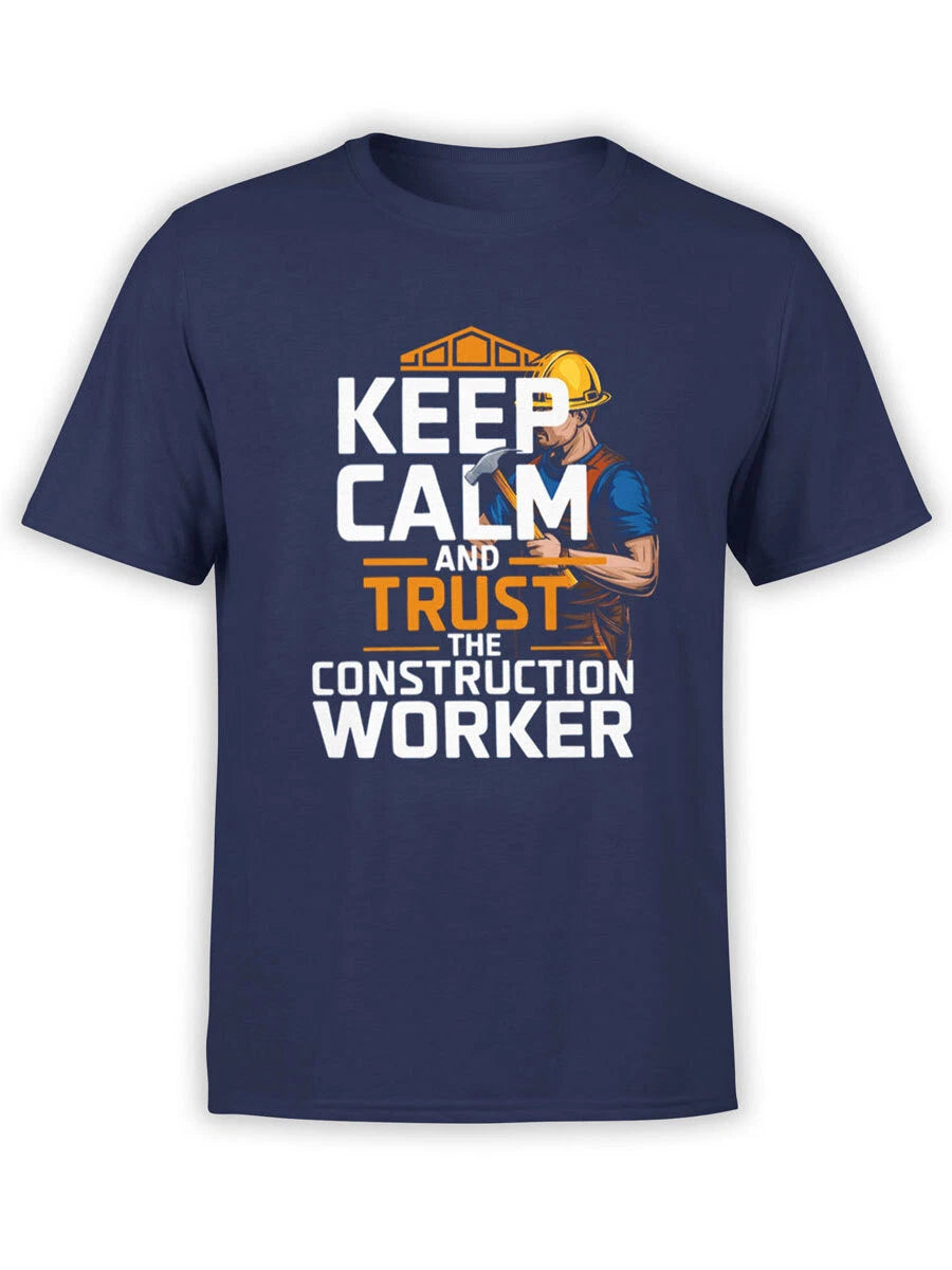 FANTUCCI Builder T-Shirt Collection | Keep Calm Construction Worker