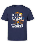 FANTUCCI Builder T-Shirt Collection | Keep Calm Construction Worker