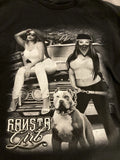 Gangsta Girl Graphic Tee Size Large Street Style Pitbull Chola Baddie