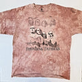The Mountain Founding Fathers Tie Dye T Shirt 2XL Dusty Rose Cotton US History