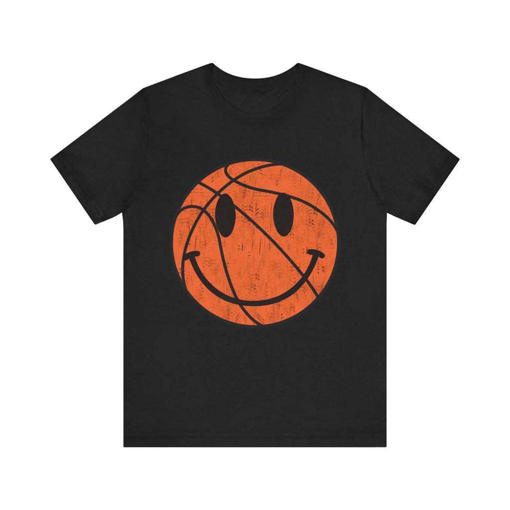 Baseball Happy Face Design - Trendy Smile Face Art for Fans and Players T-Shirt