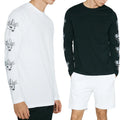 Mens Long Sleeve T Shirts Crew Neck Stretchable 100% Cotton Tee Shirt Brave Soul