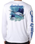 Salt Grown Saltwater microfiber fishing long sleeve life t shirt 50+ uv sailfish