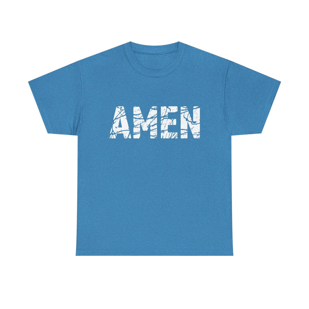 Amen Christian Boho Unisex Cotton Tee Religious T Shirt Church Religion New