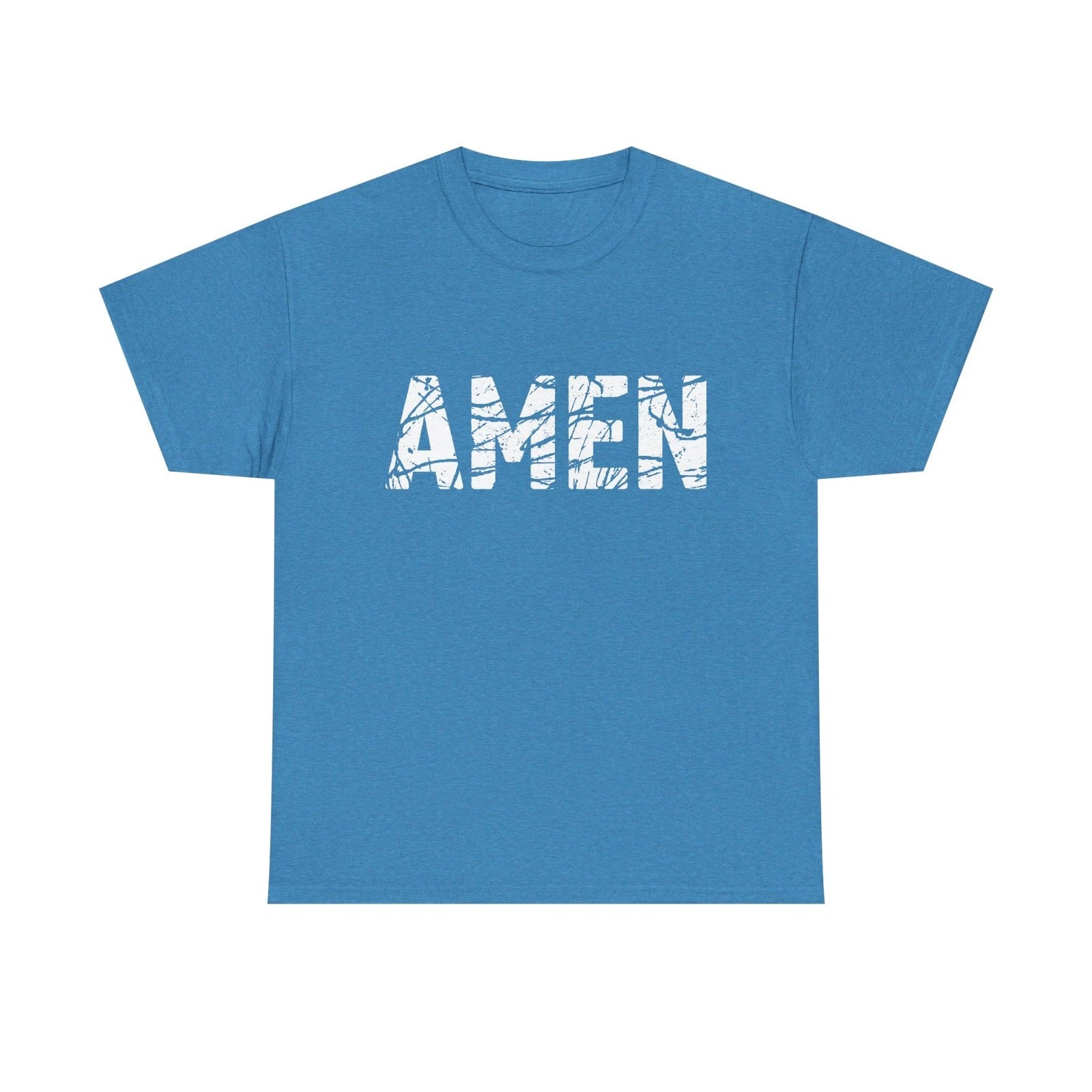 Amen Christian Boho Unisex Cotton Tee Religious T Shirt Church Religion New
