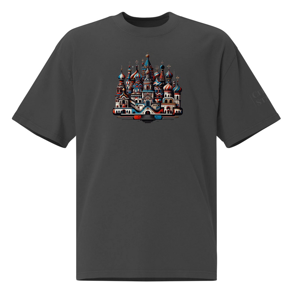 Oversized faded t-shirt (RUSIA)